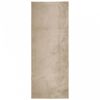 HUARTE homokszínű rövid szálú puha és mosható szőnyeg 80x200 cm