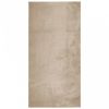 HUARTE homokszínű rövid szálú puha és mosható szőnyeg 100x200cm