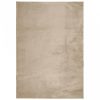 HUARTE homokszínű rövid szálú puha és mosható szőnyeg 140x200cm