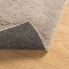 HUARTE homokszínű rövid szálú puha és mosható szőnyeg 200x200cm
