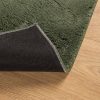 HUARTE erdőzöld rövid szálú puha és mosható szőnyeg 80 x 200 cm
