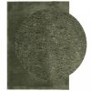 HUARTE erdőzöld rövid szálú puha és mosható szőnyeg 140x200 cm