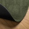 HUARTE erdőzöld rövid szálú puha és mosható szőnyeg ? 100 cm