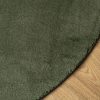 HUARTE erdőzöld rövid szálú puha és mosható szőnyeg ? 120 cm