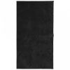 HUARTE fekete rövid szálú puha és mosható szőnyeg 80 x 150 cm