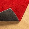 HUARTE piros rövid szálú puha és mosható szőnyeg 80 x 150 cm