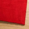 HUARTE piros rövid szálú puha és mosható szőnyeg 120 x 170 cm