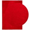 HUARTE piros rövid szálú puha és mosható szőnyeg 140 x 200 cm