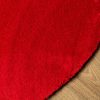 HUARTE piros rövid szálú puha és mosható szőnyeg ? 80 cm