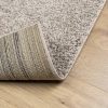 Bézs hosszú szálú bozontos modern szőnyeg 300x400 cm