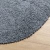 Kék hosszú szálú bozontos modern szőnyeg ? 100 cm