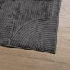 IZA antracit rövid szálú skandináv stílusú szőnyeg 100 x 200 cm