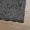 IZA antracit rövid szálú skandináv stílusú szőnyeg 120 x 170 cm