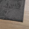 IZA antracit rövid szálú skandináv stílusú szőnyeg 160 x 230 cm