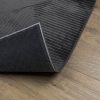 IZA antracit rövid szálú skandináv stílusú szőnyeg 160 x 230 cm