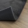 IZA antracit rövid szálú skandináv stílusú szőnyeg 200 x 280 cm