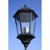 Brighton kültéri lámpa 3-karú 230 cm sötétzöld/fekete