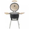 Kamado barbecue grill füstölő kerámia 76 cm