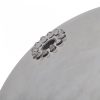 Kerti gömb alakú rozsdamentes acél szökőkút led-fényekkel 30 cm