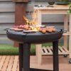 Redfire fekete acél barbecue plancha grillező 