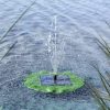 Hi lótuszlevél alakú napelemes úszó szökőkútszivattyú