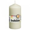 Bolsius 10 db elefántcsontszínű oszlopgyertya 120 x 58 mm