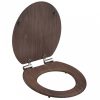 SCHÜTTE DARK WOOD MDF finoman záródó WC-ülőke