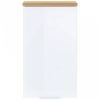 Germania GW-Pescara fehér navarra-tölgyszínű fürdőszobai fali szekrény