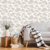 DUTCH WALLCOVERINGS fehér fenyőmintás tapéta