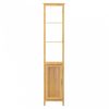 EISL 3 rekeszes bambusz magasszekrény 40 x 30 x 190 cm