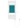 EISL fehér fürdőszobai radiátor időzítővel 120 x 50 x 15 cm