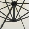 Homokszínű konzolos napernyő acélrúddal 300 cm  