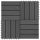 11 db (1 m2) fekete dombornyomott wpc burkolólap 30x30 cm