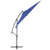 Kék konzolos napernyő alumíniumrúddal 300 cm