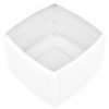 Fehér műanyag kisasztal 54 x 54 x 36,5 cm