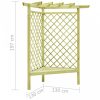 Impregnált fenyőfa kerti sarokpergola 130 x 130 x 197 cm