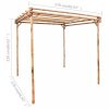 Bambuszpergola 170 x 170 x 220 cm 