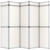 Fehér 15 paneles összecsukható kiállítófal 302 x 200 cm