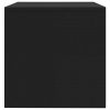 Fekete forgácslap éjjeliszekrény 40 x 30 x 30 cm 