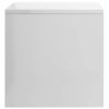 Magasfényű fehér forgácslap éjjeliszekrény 40 x 30 x 30 cm 