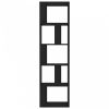 Fekete könyvszekrény/térelválasztó 45 x 24 x 159 cm  