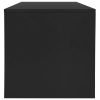 Fekete forgácslap dohányzóasztal 100 x 40 x 40 cm  