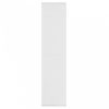 Fehér forgácslap könyv-/tálalószekrény 66 x 30 x 130 cm