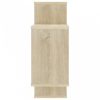 800327wall shelves sonoma oak 104x20x58,5 cm chipboard