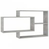 800328wall shelves concrete grey 104x20x58,5 cm chipboard