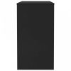 Fekete forgácslap íróasztal 90 x 40 x 72 cm