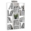 Fehér forgácslap térelválasztó/könyvszekrény 100 x 24 x 140 cm