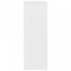 6-fiókos fehér forgácslap tálalószekrény 50 x 34 x 96 cm