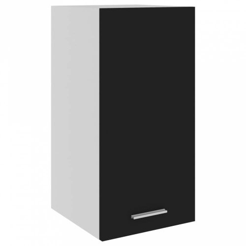 Fekete forgácslap függő szekrény 29,5 x 31 x 60 cm