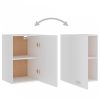 Fehér forgácslap függő szekrény 39,5 x 31 x 60 cm